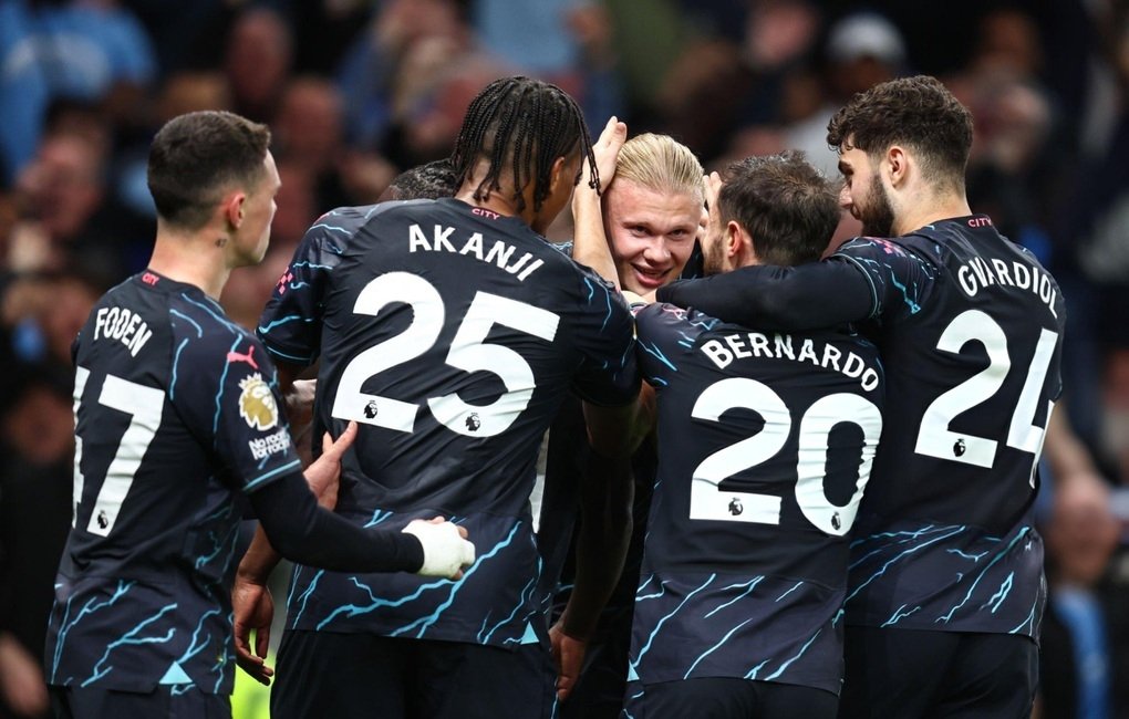Haaland shines against Tottenham, Man City is wide open to winning the Premier League 2