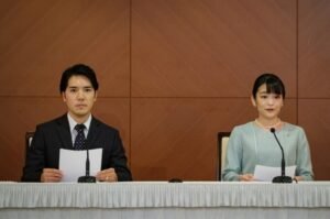 The Japanese princess and her husband spoke out after the wedding 0