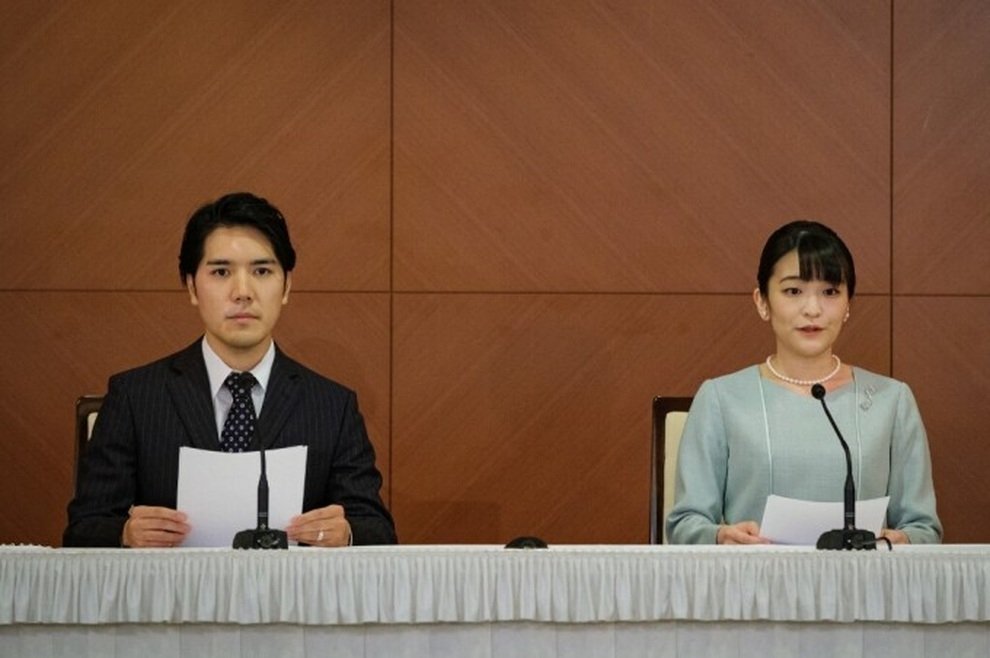 The Japanese princess and her husband spoke out after the wedding 0